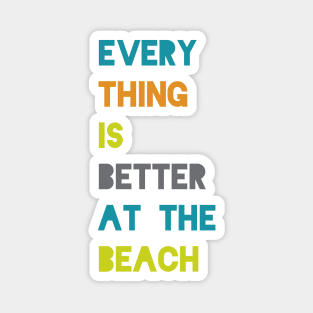 Better at the Beach Sticker